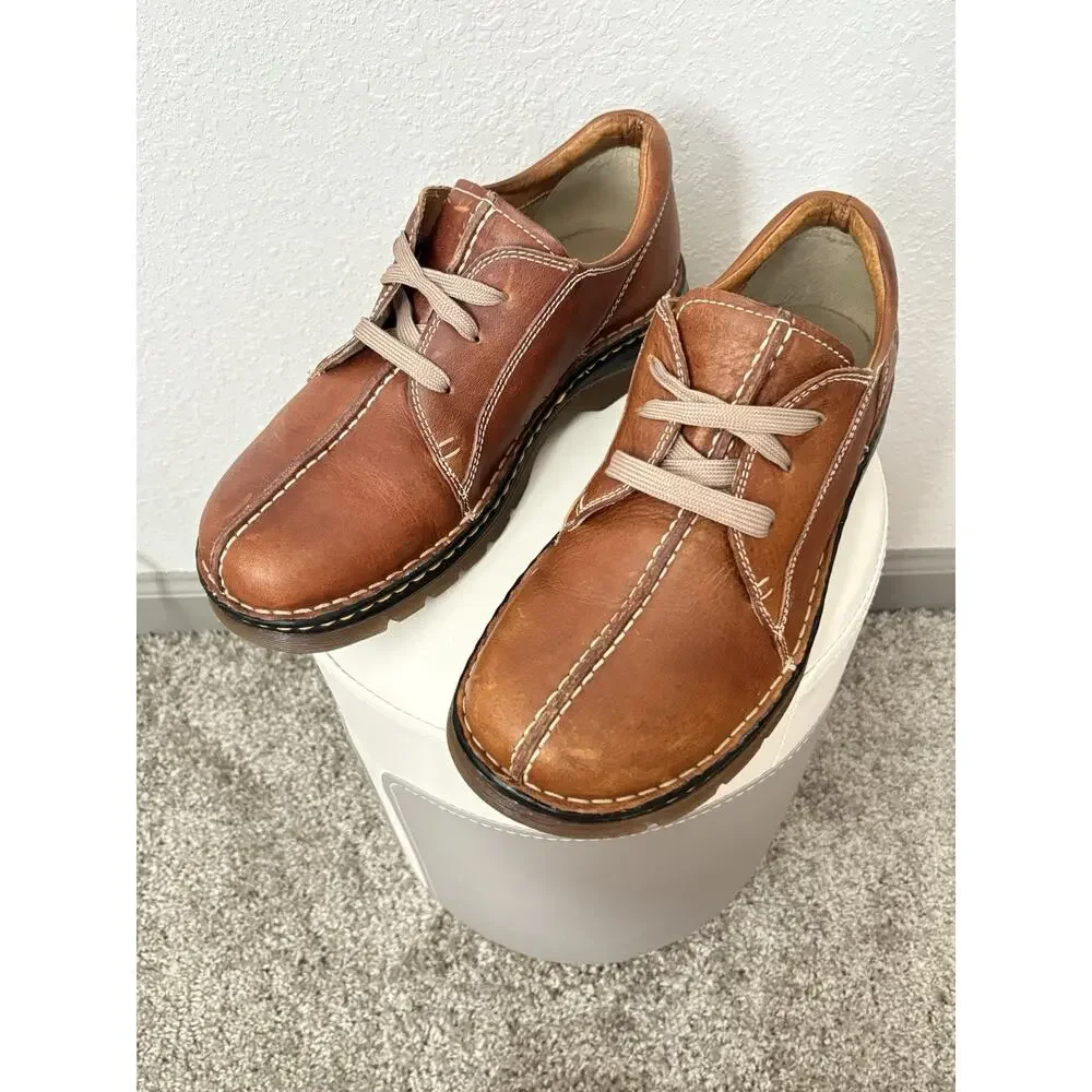 Dr. Martens Men’s Brown Leather Lace-Up Casual Oxford Shoes 11232 Size US 9